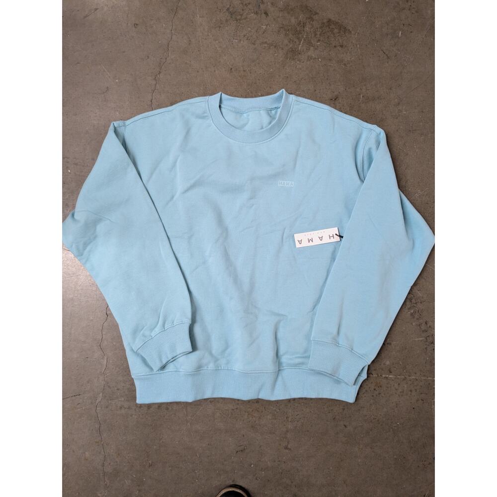 Hama NYC - Aqua Blue crewneck /L / NWT